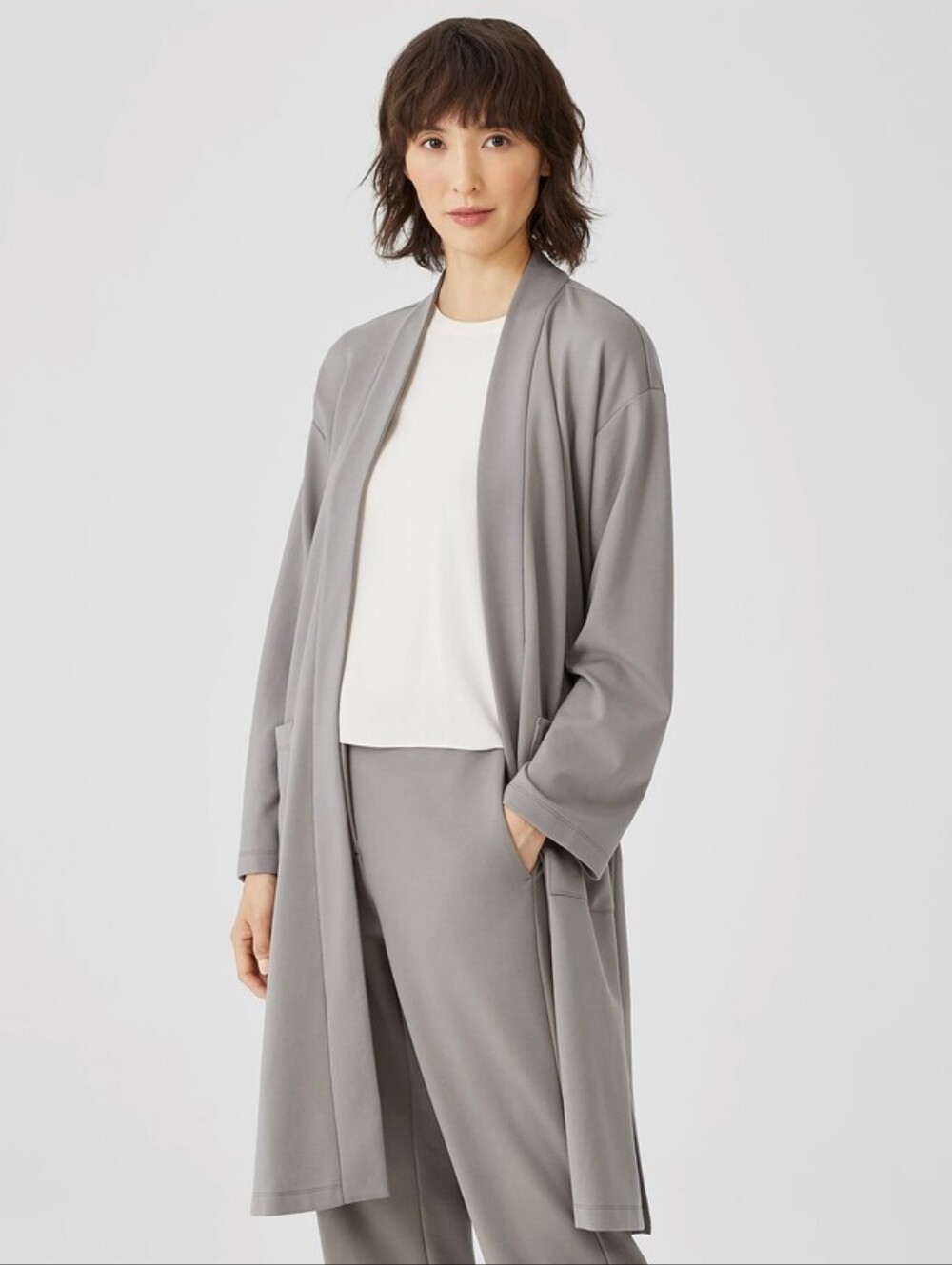 NWOT Eileen Fisher Flex Ponte Belted Jacket